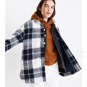 Madewell Walton Shirt-Jacket in Colleton Plaid